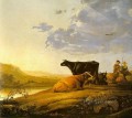 Joven pastor con vacas, pintor rural Aelbert Cuyp